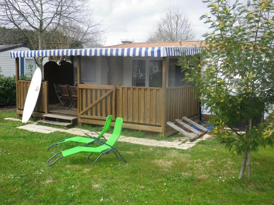 Mobil Home Sur La Cote Landaise 생-줄리앙-앙-보른 외부 사진
